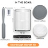 Premium Pro Sourdough Starter Jar Kit - 40oz Large Wide