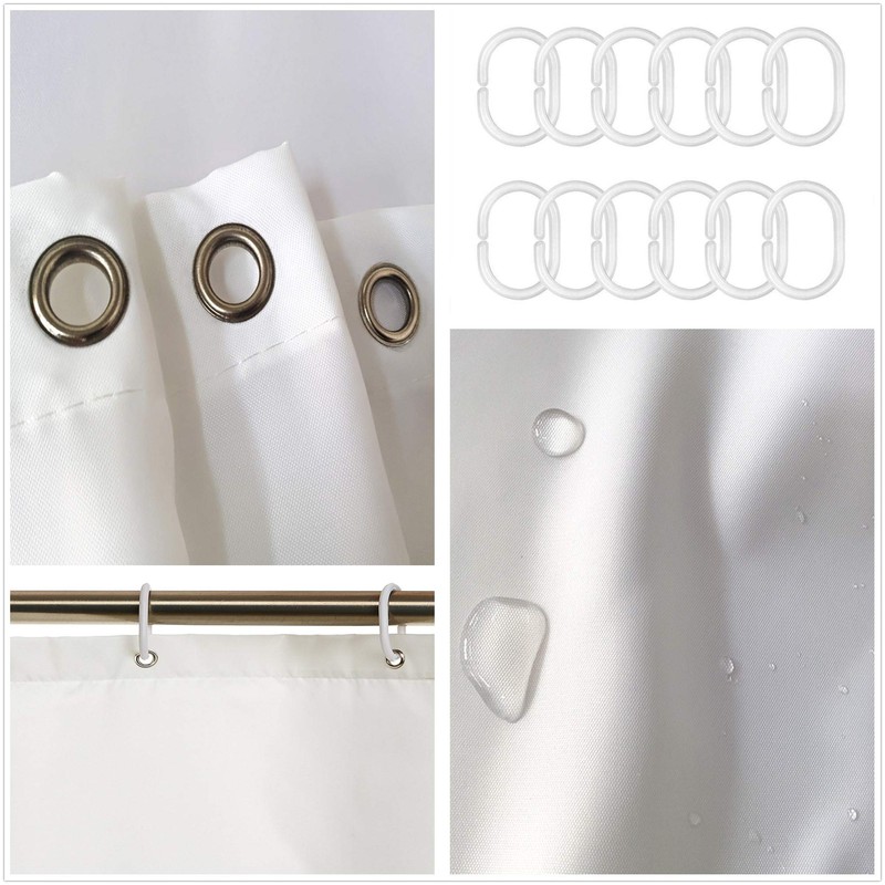 JAWO Cute Starfish Shower Curtains for Bathroom, Watercolor Starfishes Sea