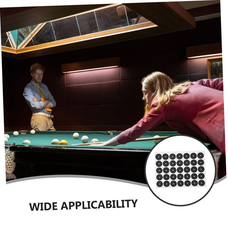 KOMBIUDA Billiards Stickers Pool Table Necessity Patches 2 Sheets of