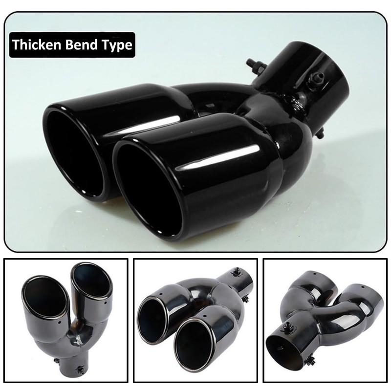 MOCNT Car Exhaust Tail Pipe Stainless Steel Car Exhaust End