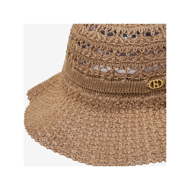Hazzys (대구신세계)24SS베이지 짜임 면혼방 벙거지모자 HILG4E111I2 (Daegu Shinsegae) 24SS Beige