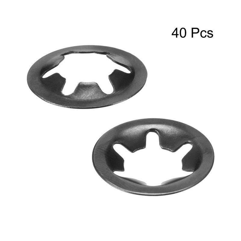 uxcell M5 ing Washer 4.5mm I.D. 14mm O.D. Internal Tooth