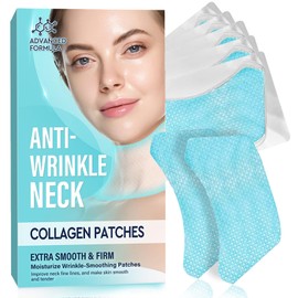 Neck Wrinkle Patches, 5 PCS Smooth & Firm Fine Lines Wrinkle Patches, Moisturizing and Nourishing Collagen Facial Silicone Wrinkle Patches