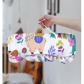 Nap Comforter Set, Alpaca Pattern, Dinosaur Pattern, Sunflower Pattern, Machine Washable, For Nursery School, Kindergarten Nap Naps, Children's Futon Set, Various Patterns Available in Various