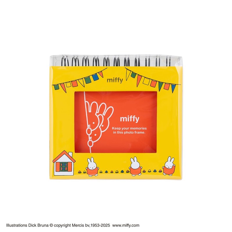 Nakabayashi Photo Trunk Frame Case L Bruna Miffy Yellow A-FTPC-208-1