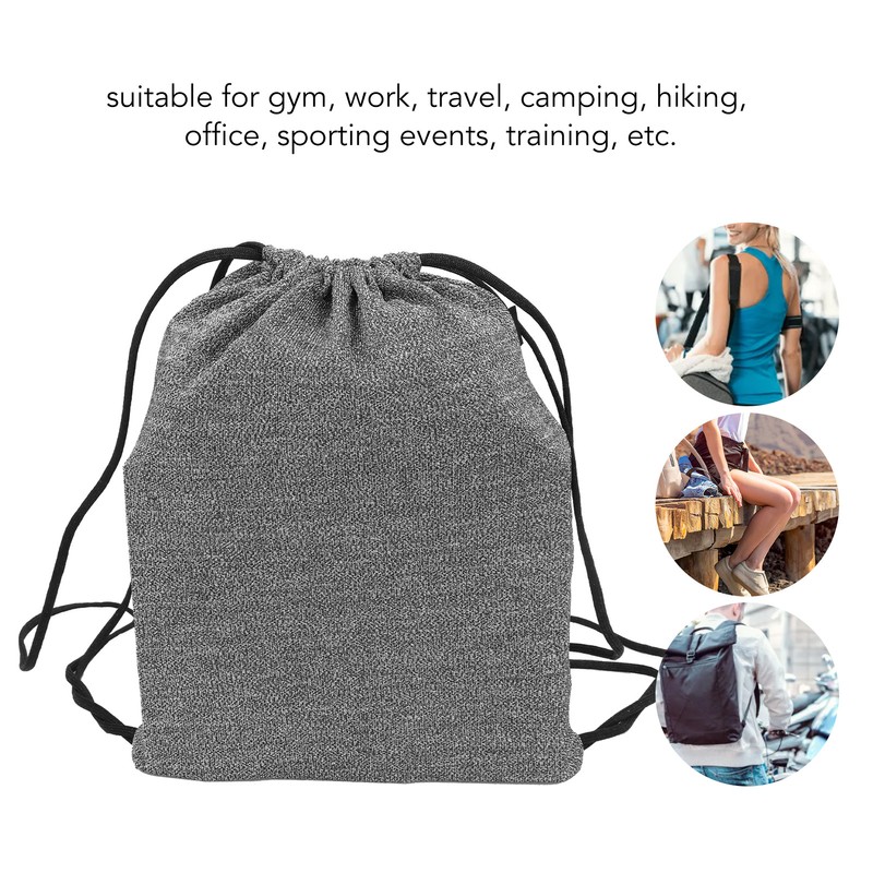 Drawstring Backpack Cut Resistant Anti Theft Simple Stylish Gym Sackpack