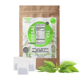 Yerbero - Nettle Leaf Tea (Urtica Dioica) 30 Tea Bags 1gr (0.03oz) - Net WT 30gr (1.3oz) | Herbal Tea, Stand Up Resealable Bag | Crafted By Nature100% All Natural, non-GMO, Gluten-free.