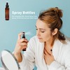 YEUIKERR 36 Pack Amber Spray Bottles 2 oz Small Spray