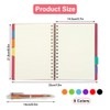 A5 Notebook Index, Notebook Index A5 Ring Binder Lined, Notebook