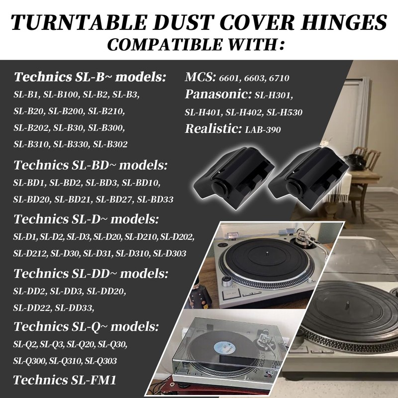 XYgdhqpt SFATB33N01A For Technics Turntable Parts - Turntable Hinge/Dust Cover