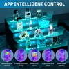 RGB LED Lighting Perfume & Cologne Organizer for Men with
