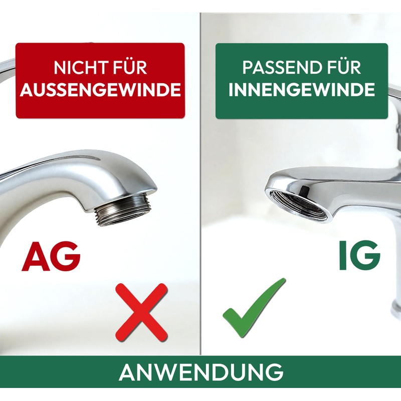 4 x M16.5 Perlator Water-Saving Screw-In Jet Regulator with Key
