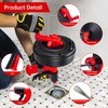 Drain Auger 25ft Spring,SEVVETROOL Spin 1/4"x50'Drain Cleaning Machine Snake Auger