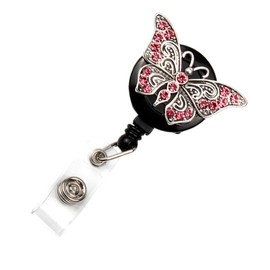 Operitacx Thanks Retractable Id Badge Telescopic Keychain Id Holder Badge Reel Fashion Accessory