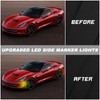 ULTRALTH Smoked LED Side Marker Light for 2014-2019 Chevy Corvette