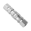 GLOCRORET 3/4" NPT Skid Steer Flat Face Hydraulic Quick Connect