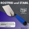 DEWEPRO® Plaster Trowel 60 mm Stainless Steel Blade Plaster Trowel