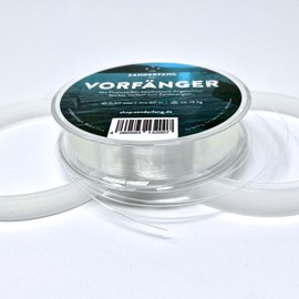Zanderfang - Fluorocarbon Zander Leader - Fishing Line for Zander and Perch - Leader Line Vorfänger - 0.50 mm - 50 m, Bass Fishing