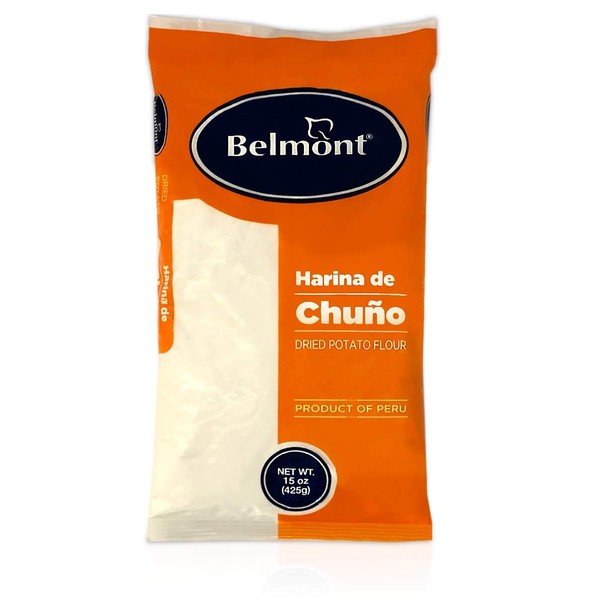Belmont Harina De Chuño (Dried Potato Flour) Single Bag 15oz - Product of Peru