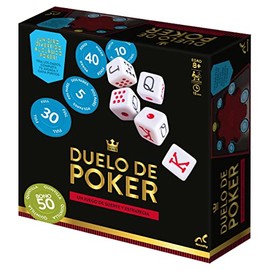 Novelty Corp - Juego de Mesa Duelo de Póker, Juego de Mesa, Máxima Calidad, Juegos Clásicos y Tradicionales