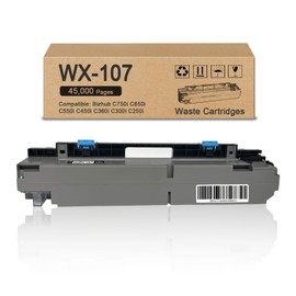 WX-107 WX107 Waste Toner Box Container (45,000 Pages) Compatible for Konica Minolta Bizhub C750i C650i C550i C450i C360i C300i C250i Printers