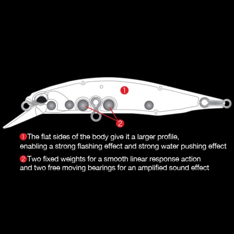 Duo Realis Gea3006 Jerkbait 85Sp Ghost Minnow, Multi-Colour