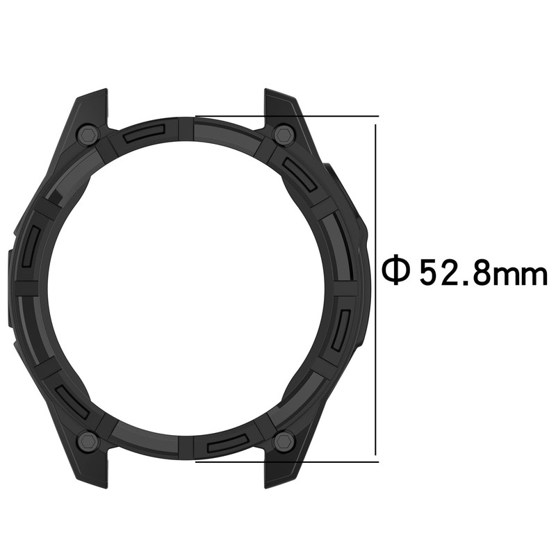 Disscool Case Cover Compatible with Garmin Tactix 8 Solar 51mm