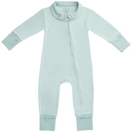 MON CHOU Convertible Footie Pajamas - Premium Pima Cotton Newborn Sleepers - Organic Cotton Baby Pajamas - Newborn Onesie (Meadow, 6-9 Months)