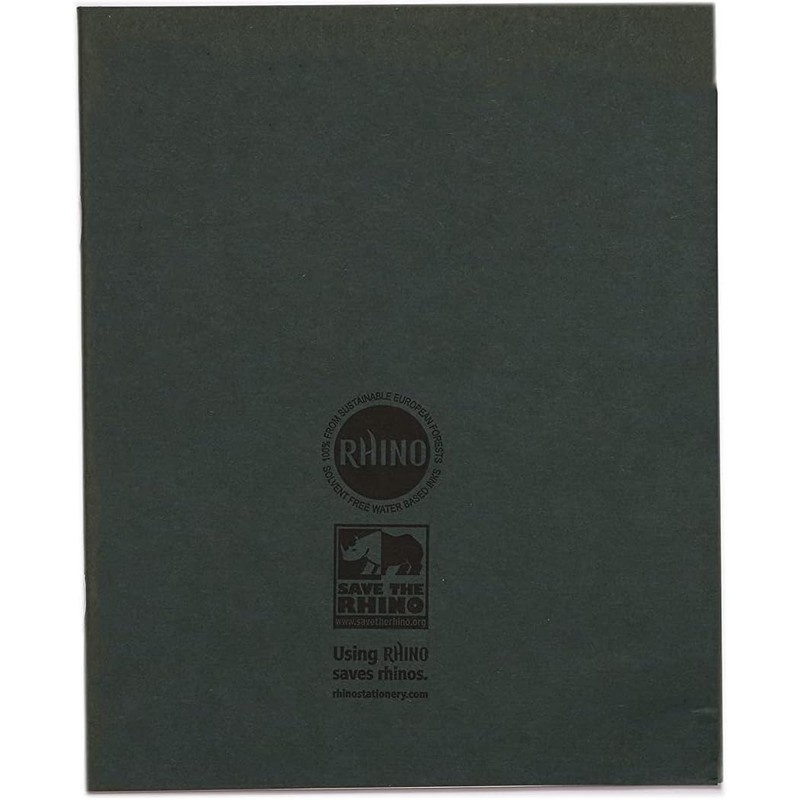 Rhino 8 x 6.5 Exercise Book | 8mm Lined +