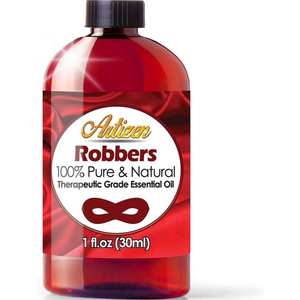 Artizen Robbers Essential Oil (100% Pure & Natural - UNDILUTED) Therapeutic Grade - Huge 1oz Bottle -Blended W/Cinnamon, Clove, Eucalyptus, Lemon & Rosemary