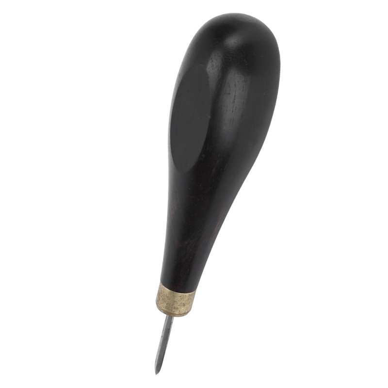 Rhombus Awl 5mm/6mm Professional Mahogany Handle Sandalwood Leather Diamond Awl