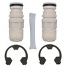 7280203 - Water Softener Installation Adapter Kit with (2) clips,