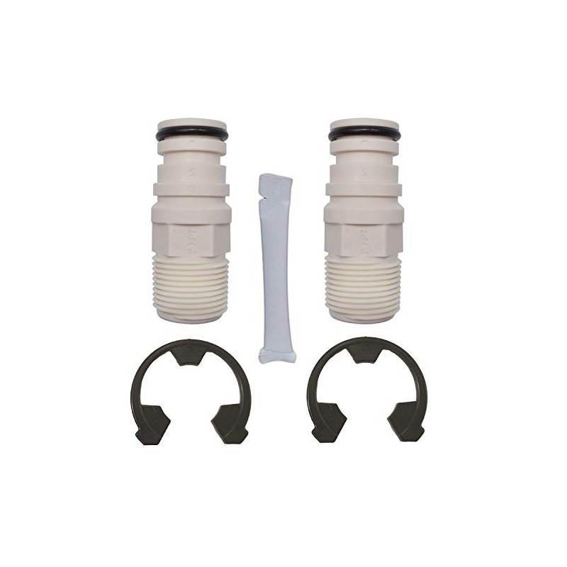 7280203 - Water Softener Installation Adapter Kit with (2) clips,