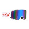 Black Crevice Planai unisex ski goggles, Unisex, Skibrille Planai, white/red,