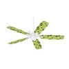 Coconuts Palm Trees and Bananas Sage Green - Ceiling Fan