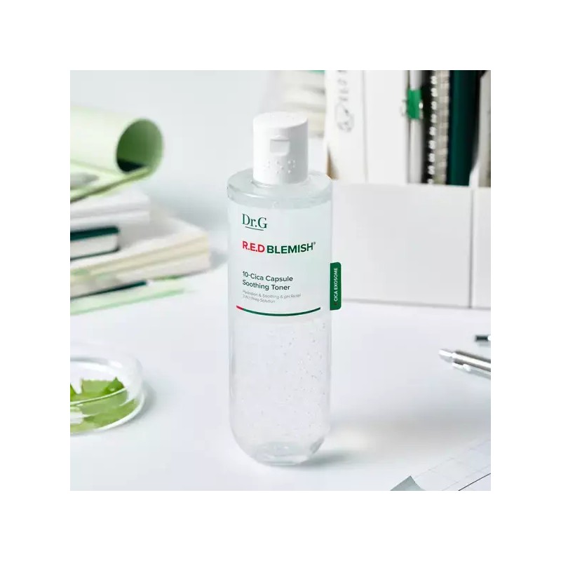 Dr.G [닥터지] 레드 블레미쉬 10-시카 캡슐 수딩 토너 300mL [Dr.G]
