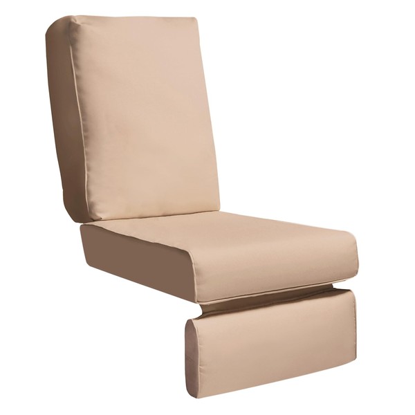ATR ART TO REAL Indoor Outdoor Recliner Replacement Cushion, Patio