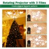 Yescom 2 Pack Christmas Tree Topper Star Electric Big,Plastic 3D