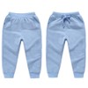 HAXICO Unisex Kids Solid Cotton Elastic Waist Winter Pants Toddler