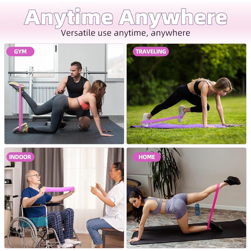 Resistance Loop Exercise Bands Exercise Bands Home Fitness Stretching Strength