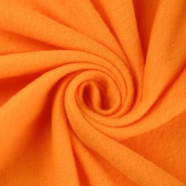 SeaBeauty Fleece Blanket Orange- Pack of 6 Cozy Comfortable Fleece Throw All Season Universal for Bed Sofa Office Camping Pet-Friendly, Warm and Breathable 6-50 x 60 Inch Each（Orange）