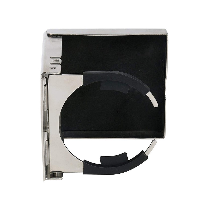 Amarine Made 2-Pack of Stainless Steel Folding Drink Holder Cup