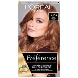 L'Oreal Paris Preference Infinia 7.23 Rich Rose Gold Hair Dye, 1 Kit