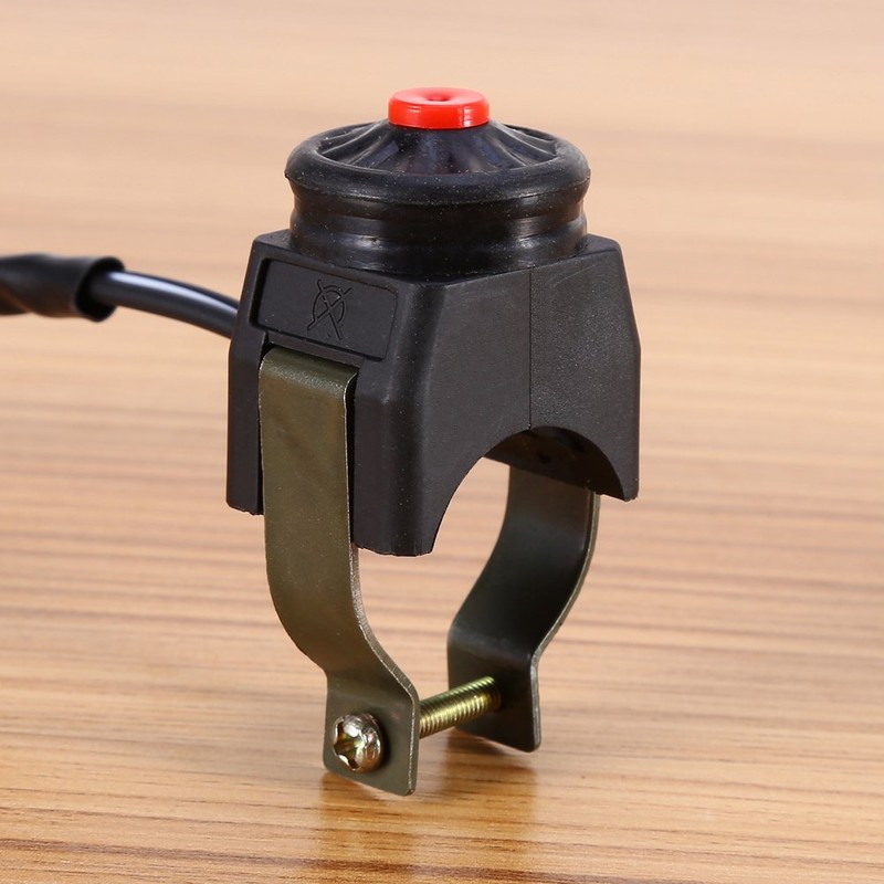 Interruptor 12v manillar moto, interruptor arranque/claxon moto para moto ATV
