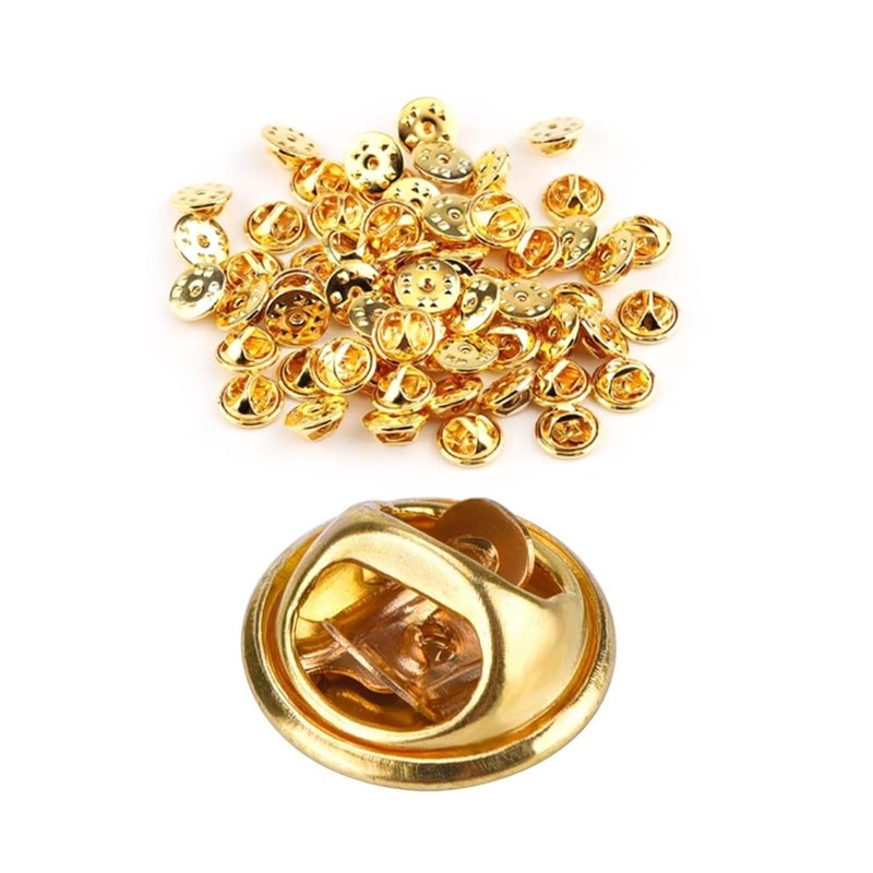 vmcoatdu 30 Pieces Brass Butterfly Cluth Badge Insignia Clutches Locking