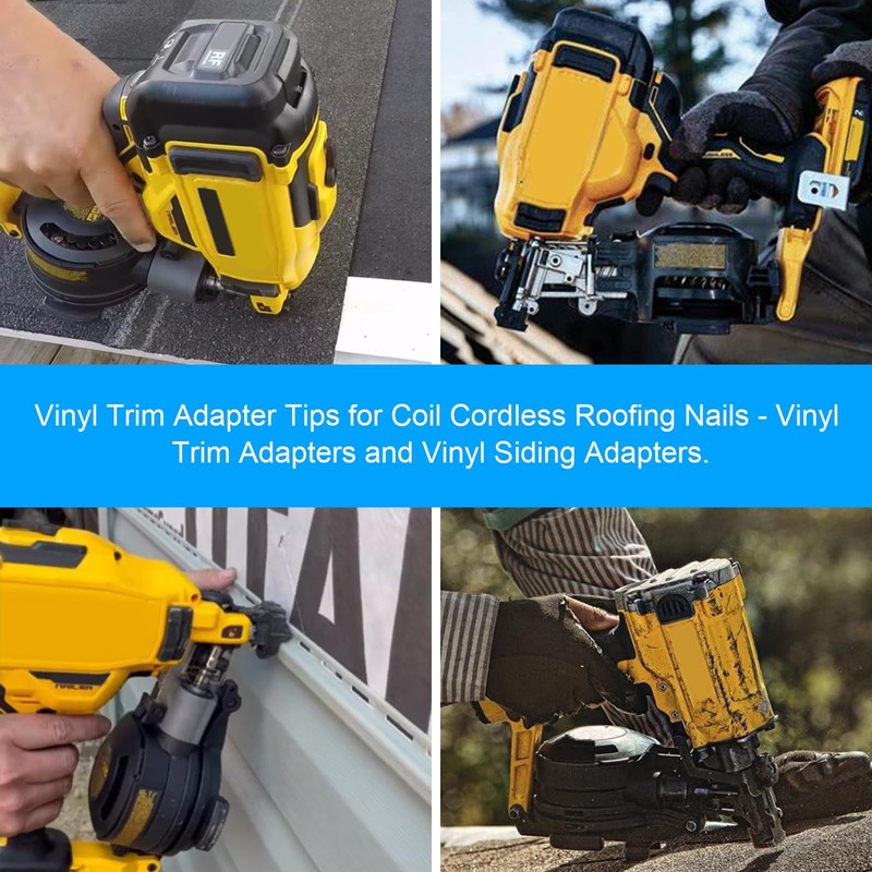 Vinyl Siding Adaptor Tip for-Dewalt Roofing Nailer Cordless 20v ，for