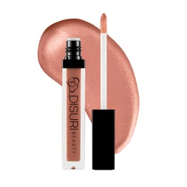 DISURI Beauty Shimmer Lip Gloss - Non-Sticky Girls Gloss - Long Lasting High Shine - 0.7 FL Oz Gloss for Girls & Women - Cruelty Free - (Kiss the Moon Tonight: S6)