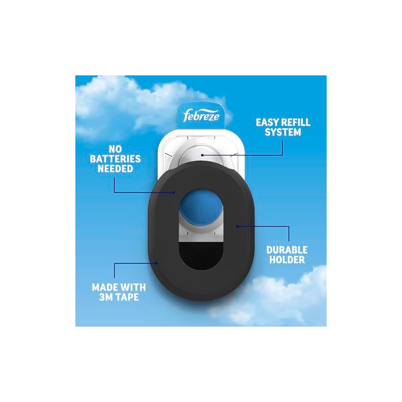 Febreze Trash Odor Fighter - Stick-On Deodorizer for Fresh Scents