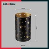 KOTARBAU® Lantern Stars Metal Black Diameter 9 cm Height 15
