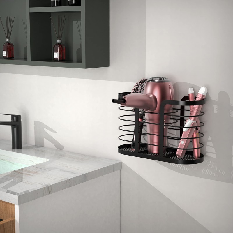YIGII Hair Tool Organizer - Dryer Holder/Blow Holder Cabinet Door,